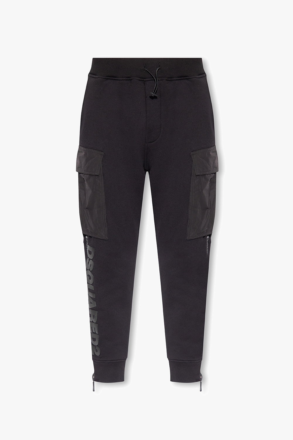 Black Cotton trousers Dsquared2 IetpShops Honduras for all